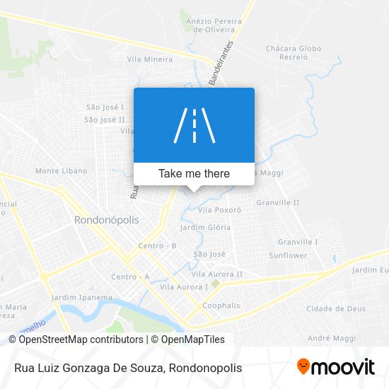 Rua Luiz Gonzaga De Souza map