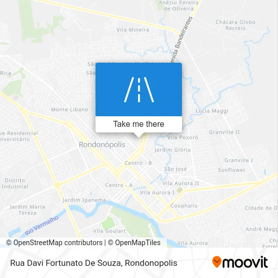 Rua Davi Fortunato De Souza map