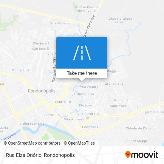 Rua Elza Onório map
