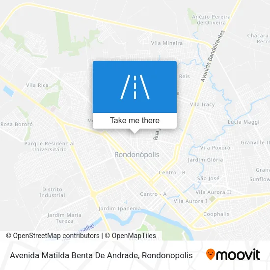 Avenida Matilda Benta De Andrade map