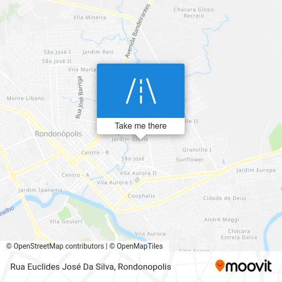 Rua Euclides José Da Silva map