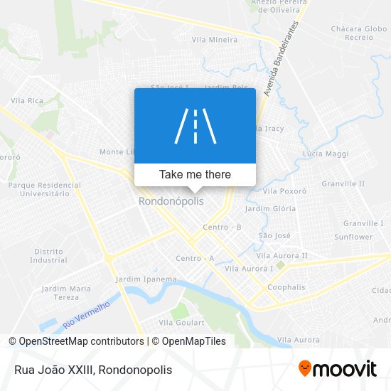 Rua João XXIII map