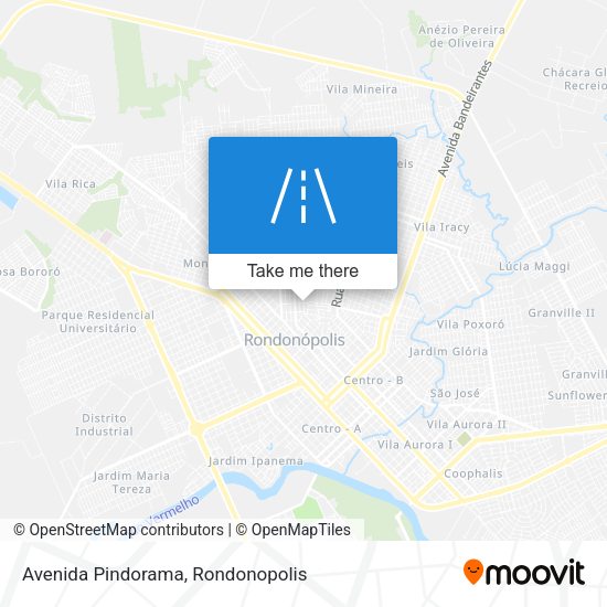 Avenida Pindorama map