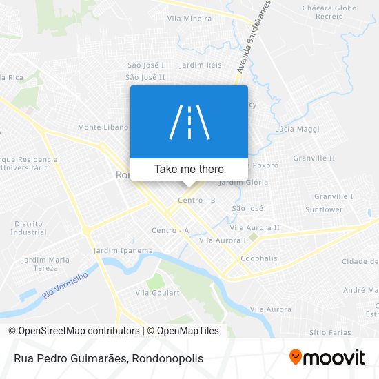 Rua Pedro Guimarães map