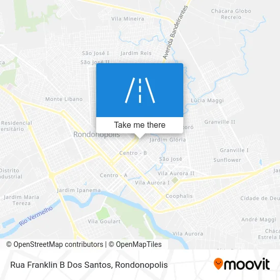 Rua Franklin B Dos Santos map