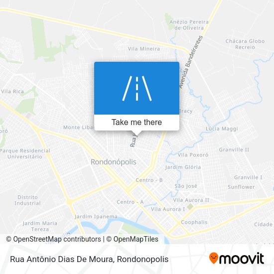 Rua Antônio Dias De Moura map