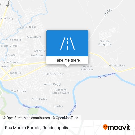 Rua Marcio Bortolo map