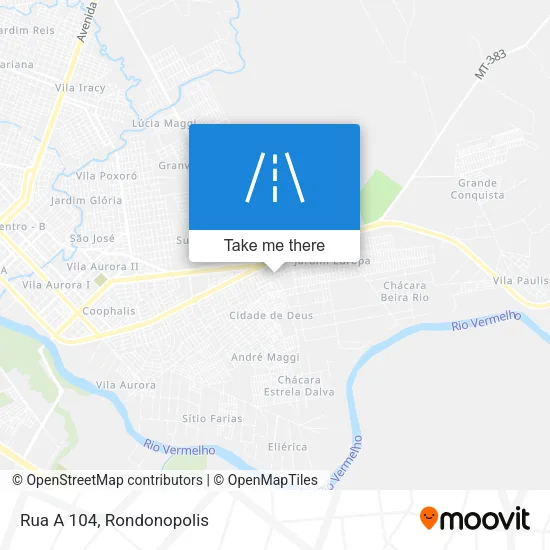 Rua A 104 map