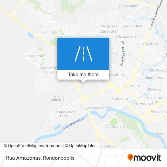 Rua Amazonas map