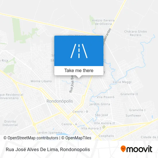 Rua José Alves De Lima map