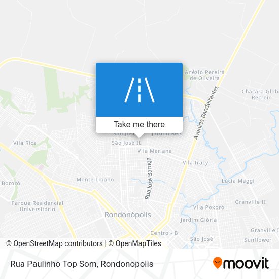 Rua Paulinho Top Som map