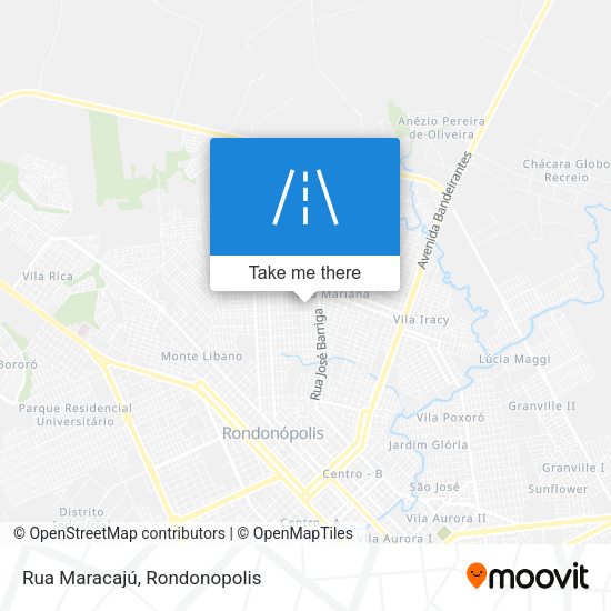 Rua Maracajú map
