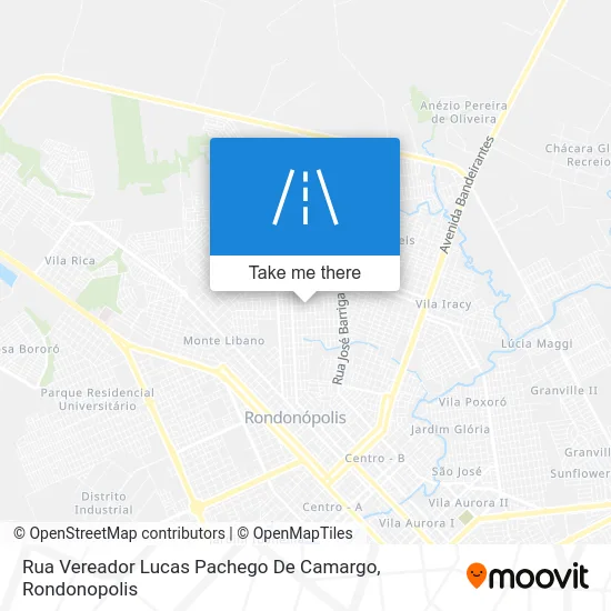 Rua Vereador Lucas Pachego De Camargo map