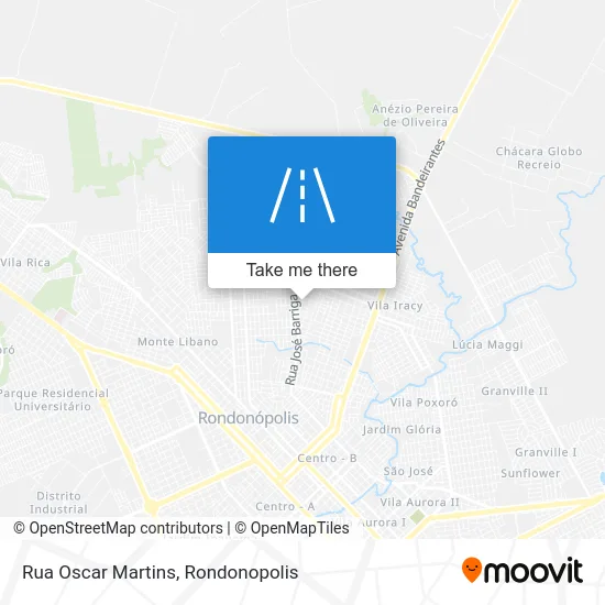 Rua Oscar Martins map