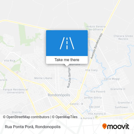 Rua Ponta Porã map