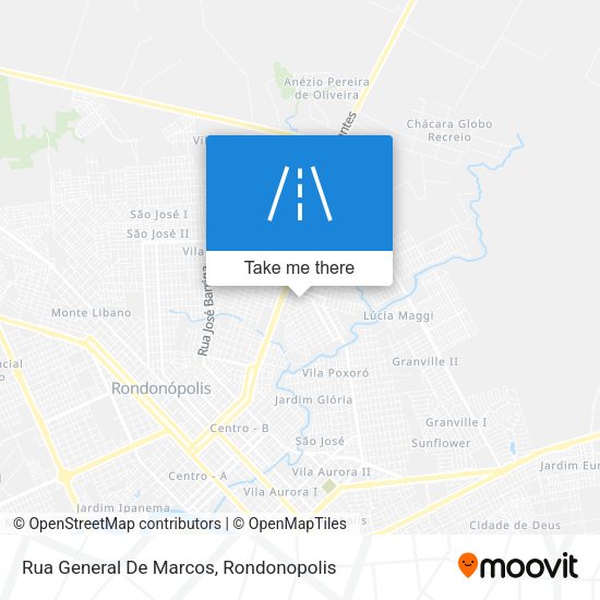 Rua General De Marcos map
