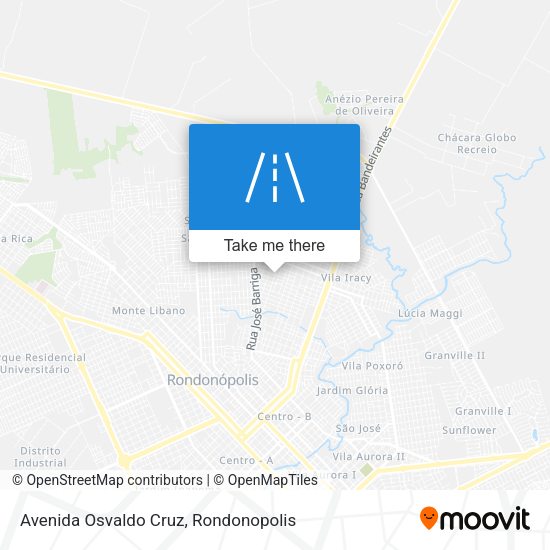 Avenida Osvaldo Cruz map