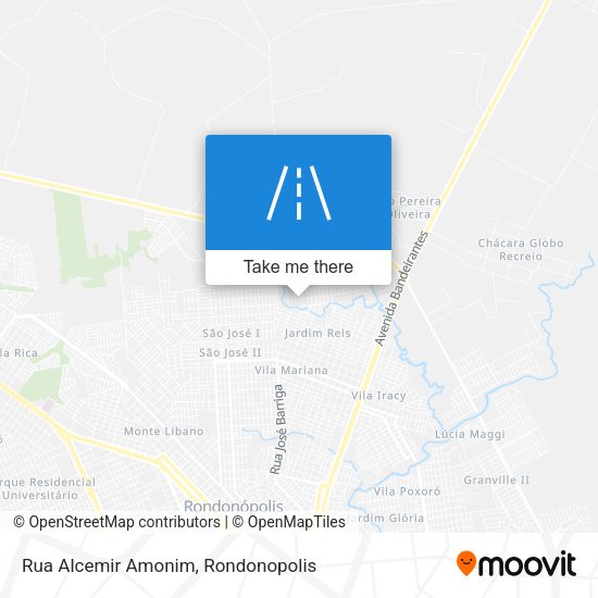 Rua Alcemir Amonim map