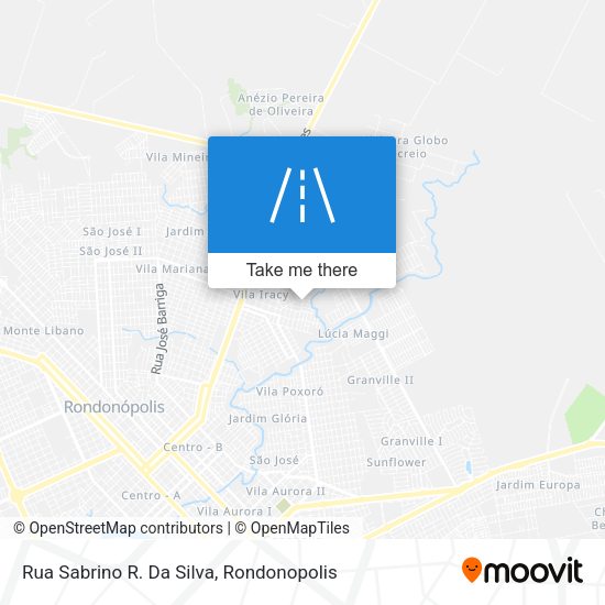 Rua Sabrino R. Da Silva map