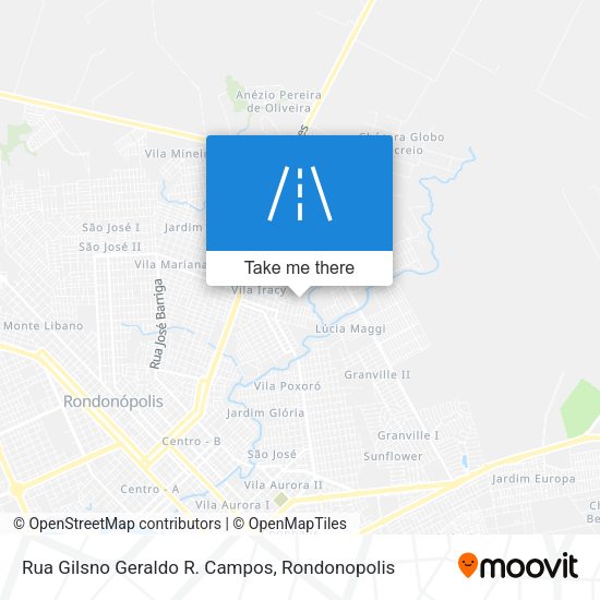 Rua Gilsno Geraldo R. Campos map