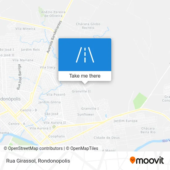 Rua Girassol map