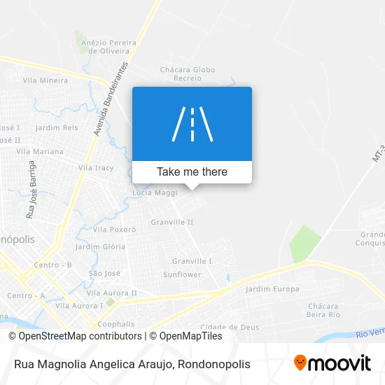 Rua Magnolia Angelica Araujo map