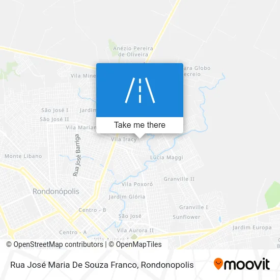 Rua José Maria De Souza Franco map