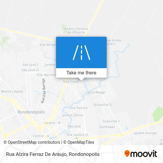 Rua Alzira Ferraz De Araujo map