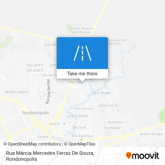 Rua Márcia Mercedes Ferraz De Souza map