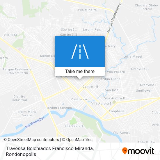 Travessa Belchíades Francisco Miranda map