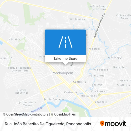 Rua João Benedito De Figueiredo map