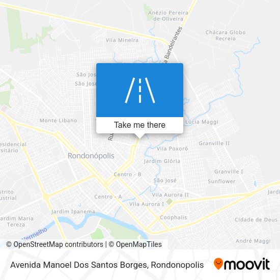Avenida Manoel Dos Santos Borges map