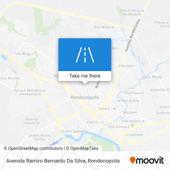 Avenida Ramiro Bernardo Da Silva map