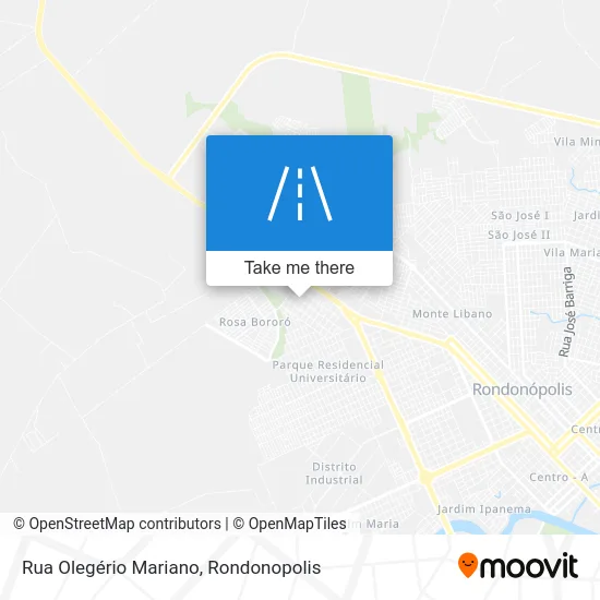 Rua Olegério Mariano map
