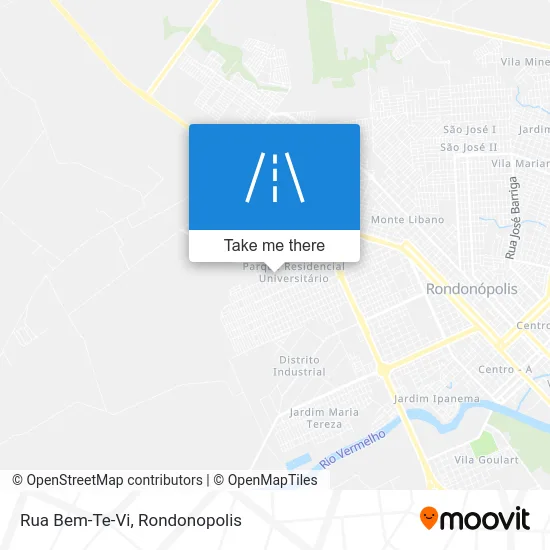 Rua Bem-Te-Vi map