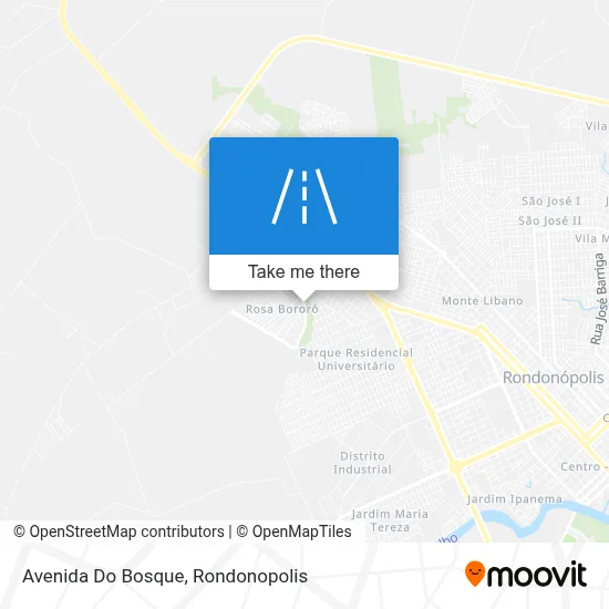 Avenida Do Bosque map