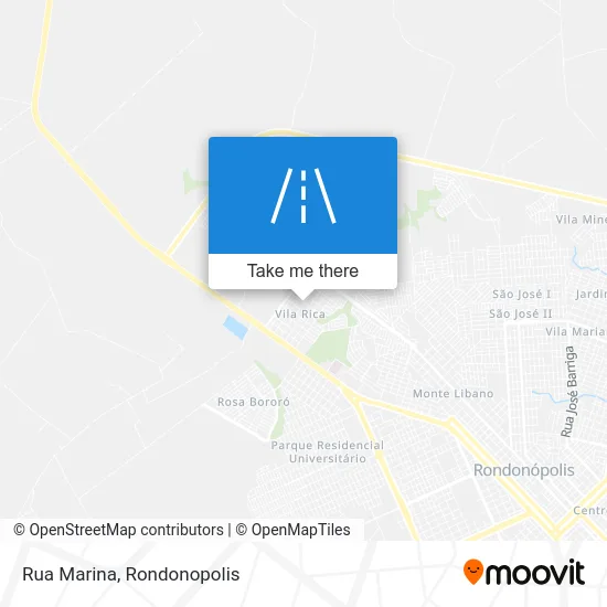 Rua Marina map