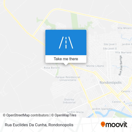 Rua Euclides Da Cunha map