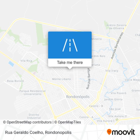 Rua Geraldo Coelho map