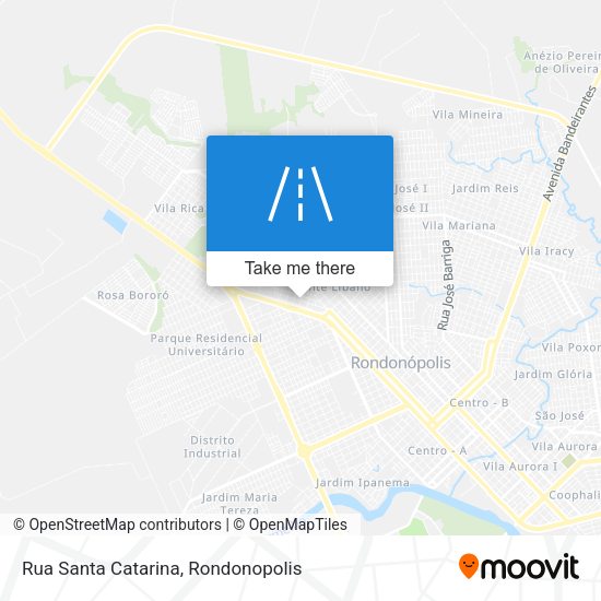Rua Santa Catarina map
