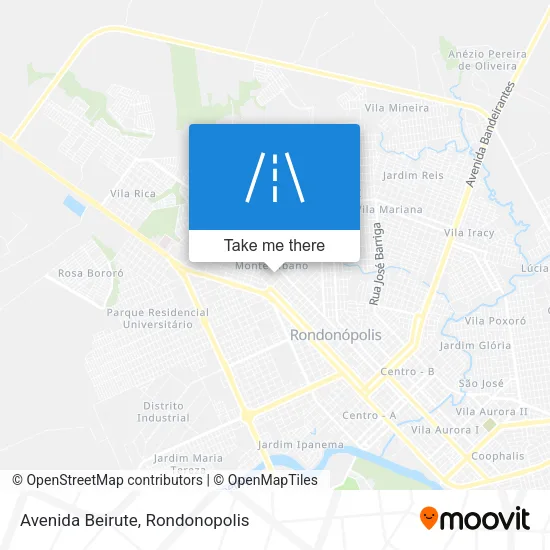 Avenida Beirute map