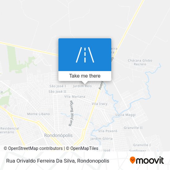 Rua Orivaldo Ferreira Da Silva map