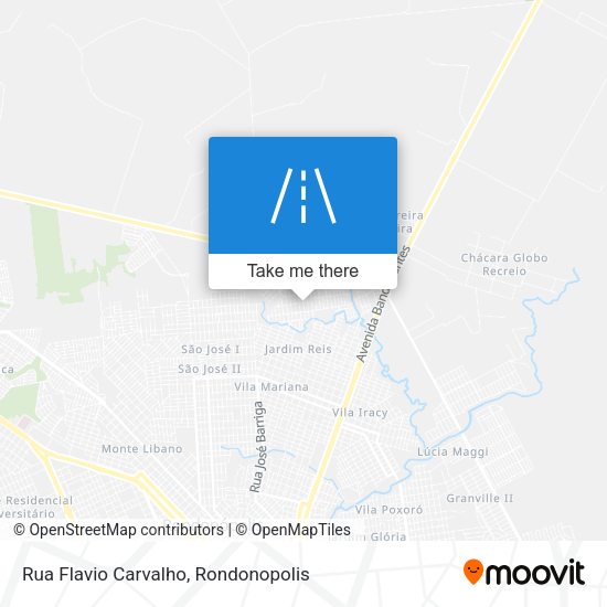 Rua Flavio Carvalho map