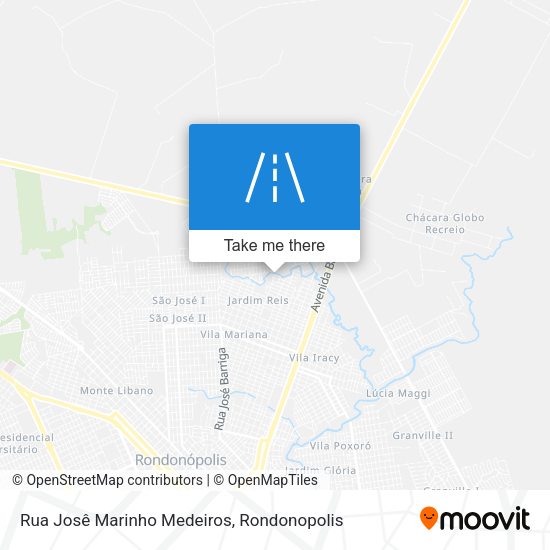 Rua Josê Marinho Medeiros map