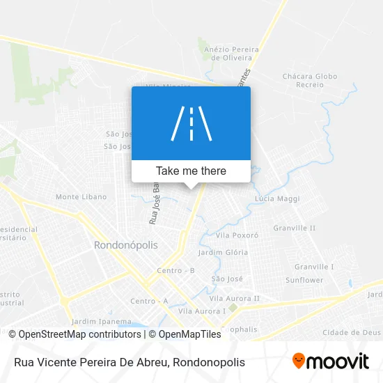 Rua Vicente Pereira De Abreu map