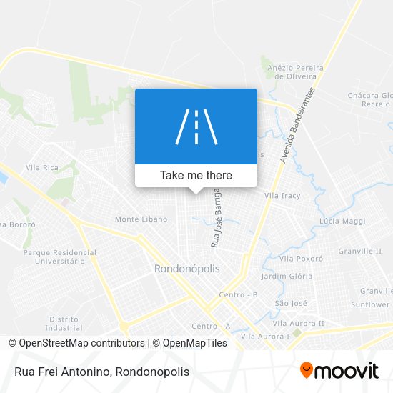 Rua Frei Antonino map
