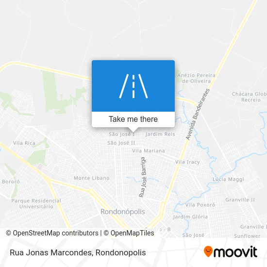 Rua Jonas Marcondes map