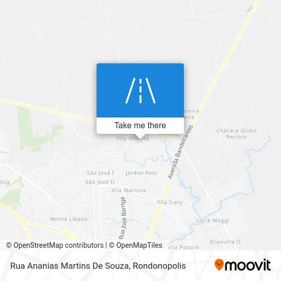 Rua Ananias Martins De Souza map