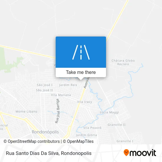 Rua Santo Dias Da Silva map