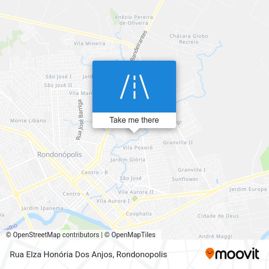 Rua Elza Honória Dos Anjos map